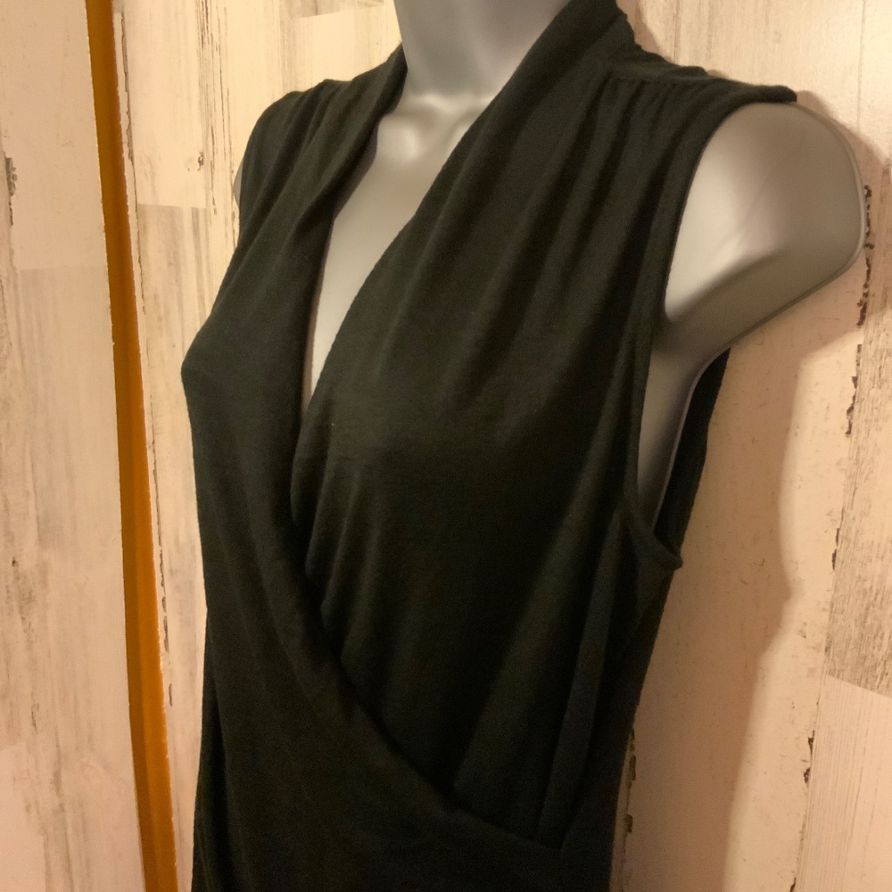 Wrap Front Ruched Knit Top - Picture 2 of 5